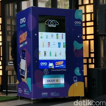 Ovo SmartCube, Vending Machine Bisa Bayar Pakai Point