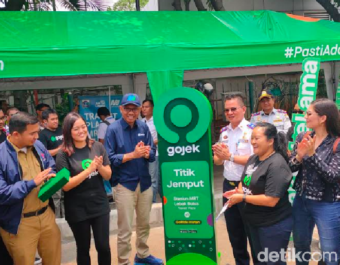 Titik jemput GoRide Instan (Virgina Maulita Putri/detikinet) Titik jemput GoRide Instan (Virgina Maulita Putri/detikinet)