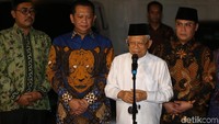 Wakil presiden terpilih Maruf Amin mengatakan tak ada persiapan khusus jelang pelantikan