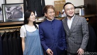 Delon dan Aida Chandra saat ditemui di kawasan Grand Indonesia, Jakarta Pusat pada Selasa (15/10). Pool/Palevi S/detikFoto.