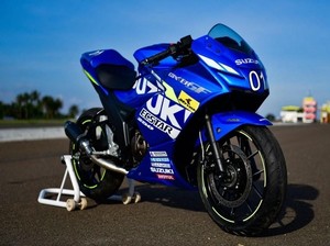 Motor 250 cc Suzuki Versi Balap, Mesinnya Masih 1 Silinder