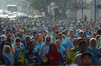 Garis Finish BNI ITB Ultra Marathon