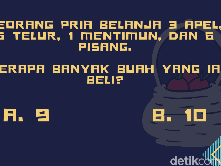 Uji Ketajaman Logika, Ayo Putar Otak Jawab Teka-teki Ini!
