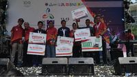 Garis Finish BNI ITB Ultra Marathon