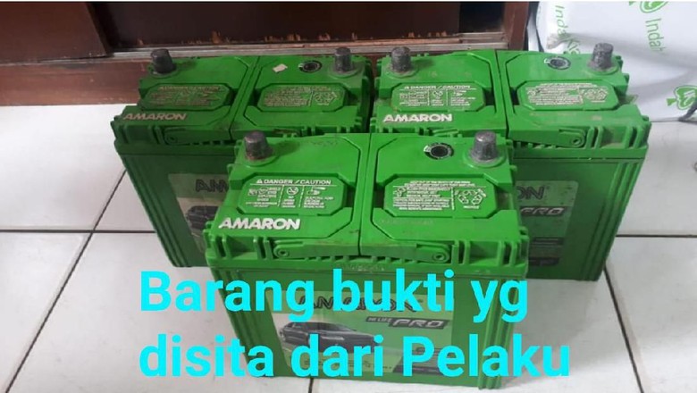 87 Accu Mobil di Pool Taksi di Bintaro Dicuri, Pelaku Ditangkap Polisi 87 Accu Mobil di Pool Taksi di Bintaro Dicuri, Pelaku Ditangkap Polisi