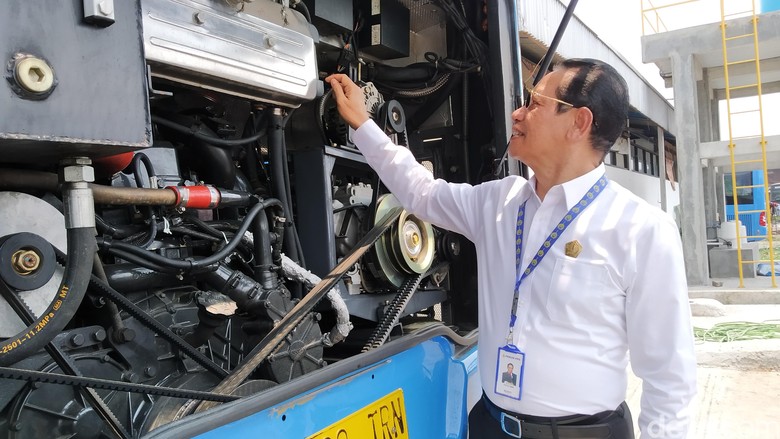 Foto: Bus TransJakarta merek Zhongtong (Wilda/detikcom) Foto: Bus TransJakarta merek Zhongtong (Wilda/detikcom)