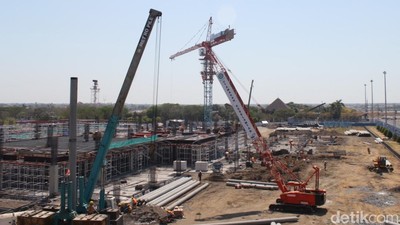 Penampakan Proyek Perluasan Bandara Juanda