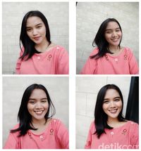 Selfie normal, wide angle, bokeh & beautify