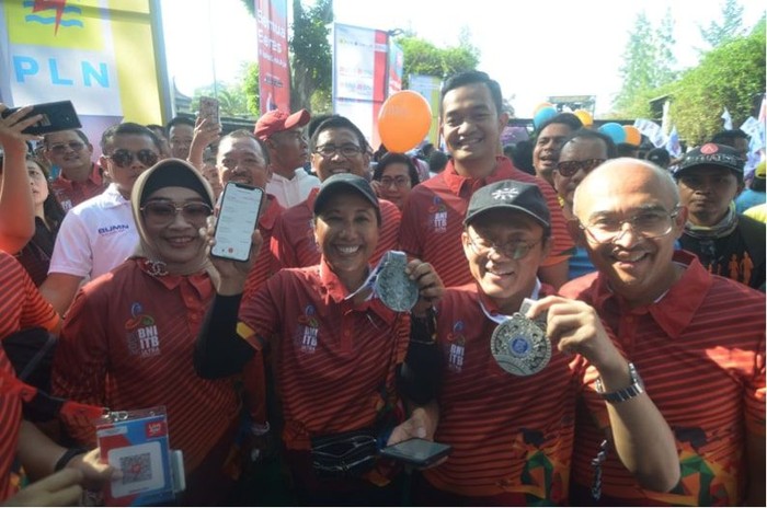 Garis Finish BNI ITB Ultra Marathon