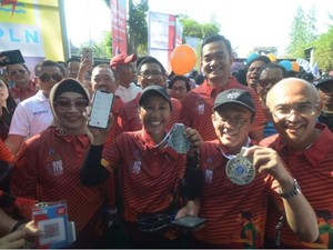 Garis Finish BNI ITB Ultra Marathon