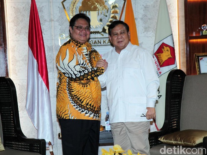 Bertemu Prabowo, Airlangga: Gerindra-Golkar Punya Banyak Kesamaan