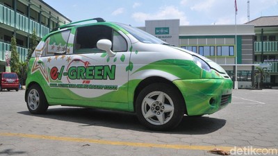 Penampakan Mobil Listrik Buatan Anak SMK Kudus