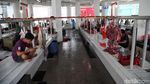 Kios di Bawah Rusunawa Pasar Rumput Mulai Beroperasi