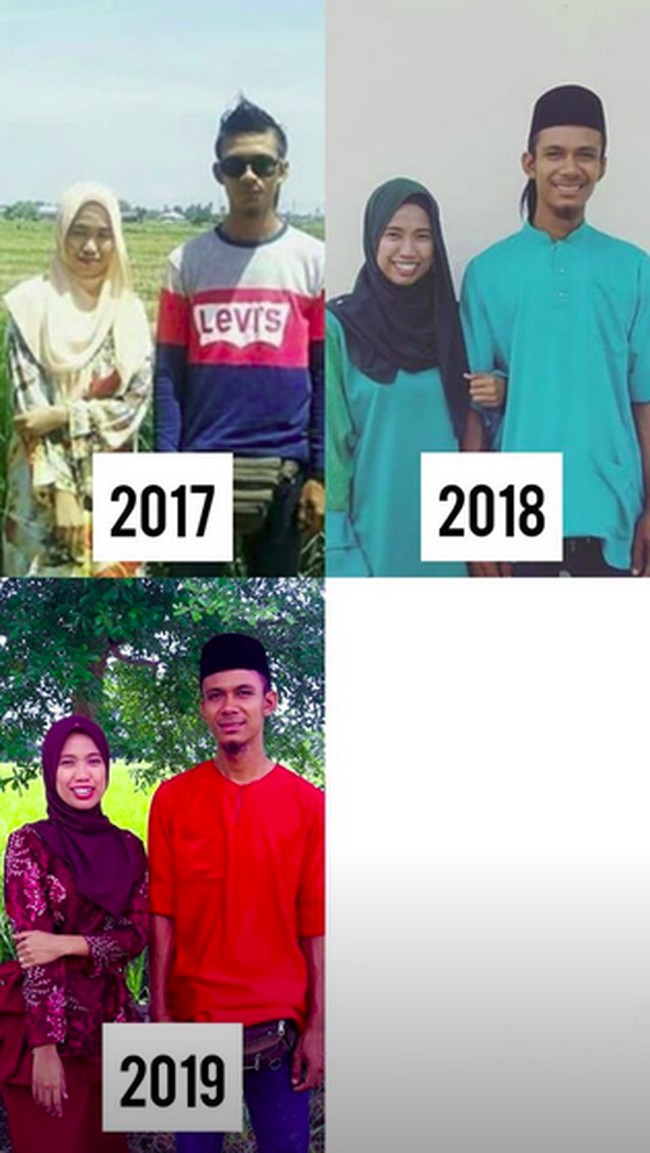 Hafis nganter Syafika, Hafis akan telepon, zu turun lah ketemu aku, Yok makan bareng. Hal ini sudah jadi kebiasaan dan kamii jadi tambah dekat hari ke hari. Waktu itu saya pacaran dengan orang lain. Nggak ada perasaan balik dekat Hafis sudah takut karena dulu dia pernah tolak cinta saya. Saya tak mau ulang kesalahan itu. Saya tetap teruskan dengan lelaki lain. Tetap berkawan dengan Hafis, jalankan amanah Hafis tolong tengok kan adik dia, ungkap Azura. Foto: Instagram