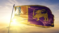 Ada gambar singa pada bendera negara Srilanka, yang memegang pedang (iStock)