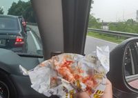 Aksi 'Hamburglar', Pencuri Burger di Jalan yang Dapat Setangkup Burger