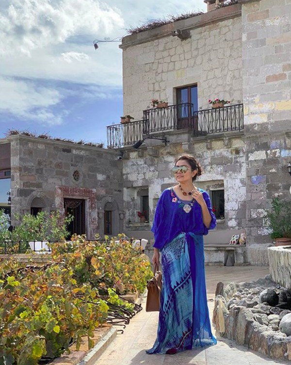 I’m lost in Cappadocia tulis Mayangsari dalam caption foto Instagramnya. (mayangsaritrihatmodjoreal/Instagram) I’m lost in Cappadocia tulis Mayangsari dalam caption foto Instagramnya. (mayangsaritrihatmodjoreal/Instagram)
