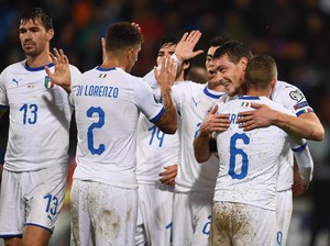 Kualifikasi Piala Eropa: Lumat Liechtenstein 5-0, Italia Jaga Kesempurnaan