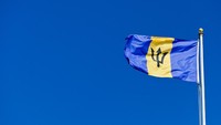 Negara Barbados di Kepulauan Karibia memiliki trisula. Trisula ini terilhami dari senjata Poseidon sebagai penguasa laut (iStock)