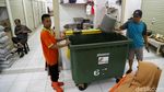 Kios di Bawah Rusunawa Pasar Rumput Mulai Beroperasi