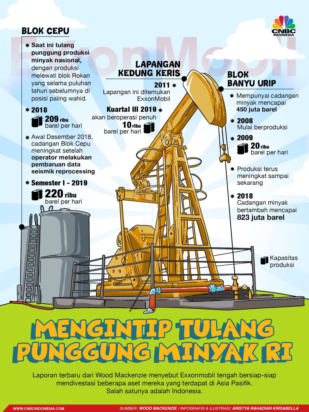 Infografis: Mengintip tulang punggung Minyak RI