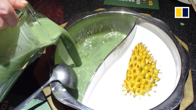 Bukan Kaldu Ayam, Kaldu Hot Pot Kekinian Ini Pakai Durian hingga Boba