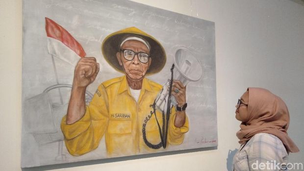 Kampanyekan Peduli Lingkungan, Pelukis Bandung Gelar Pameran 'Sariban'