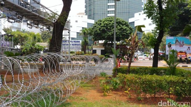 Lalin Sekitar Istana Ditutup Antisipasi Demo, Water Cannon Disiagakan