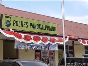 Briptu RA Pencuri Duit Istri Kapolres Pangkalpinang dan Celengan Anak Ditahan