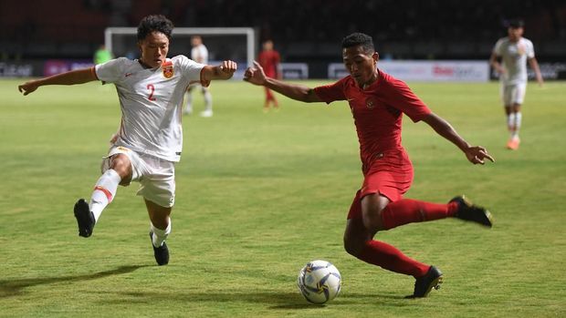 Timnas Indonesia U-19 tampil dominan lawan China.
