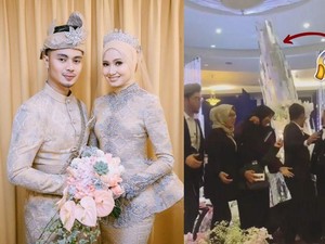 Ambruk Berantakan! Cake Pengantin Mewah Setinggi 5 Meter Ini Hebohkan Pesta