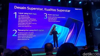 Berbagai kelebihan Redmi Note 8 pun dibeberkan. Foto: Adi Fida Rahman/detikinet