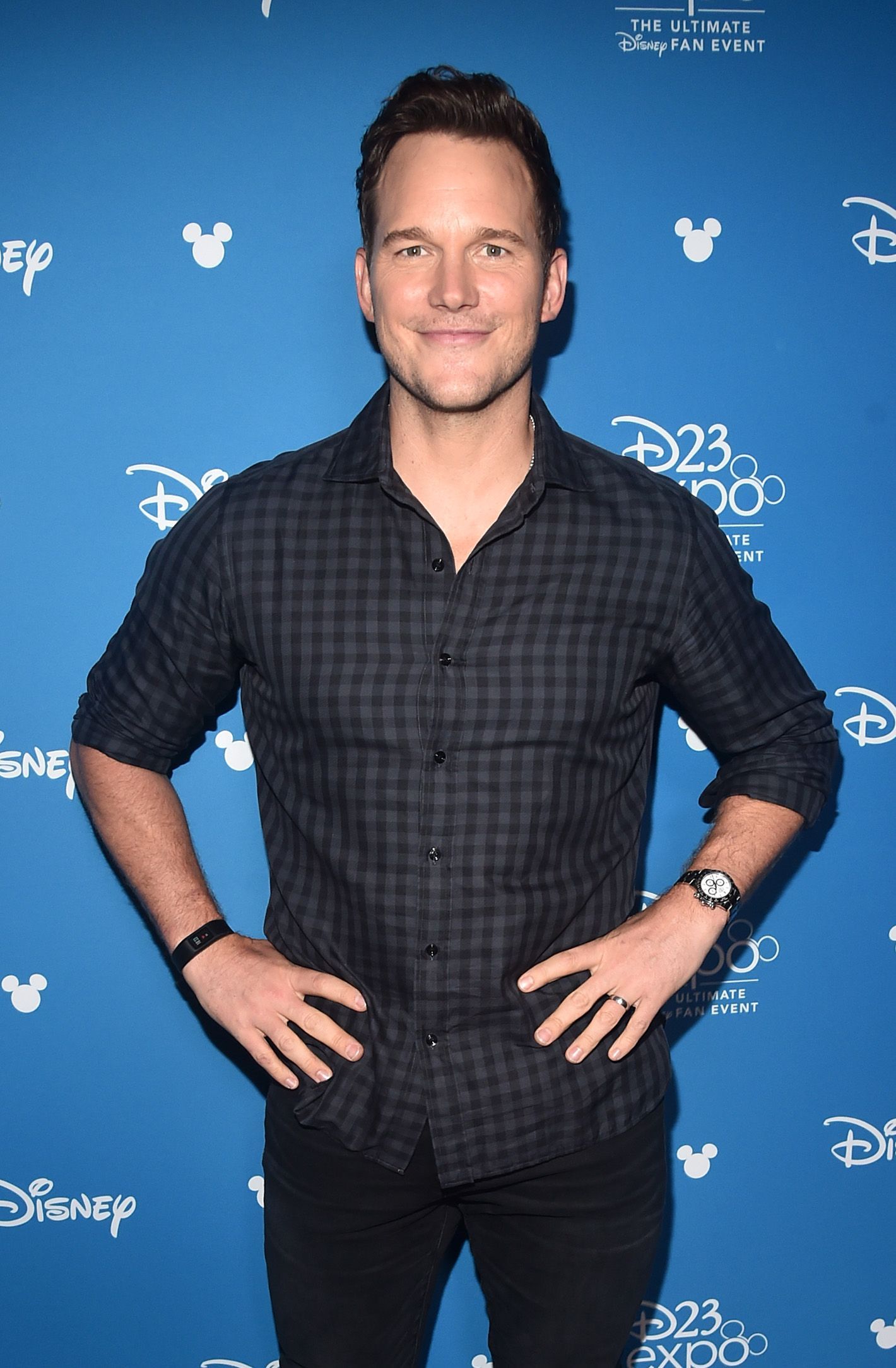 ANAHEIM, CALIFORNIA - AUGUST 24: Chris Pratt of 'Onward' took part today in the Walt Disney Studios presentation at Disneyâ€™s D23 EXPO 2019 in Anaheim, Calif.  'Onward' will be released in U.S. theaters on March 6, 2020. (Photo by Alberto E. Rodriguez/Getty Images for Disney)