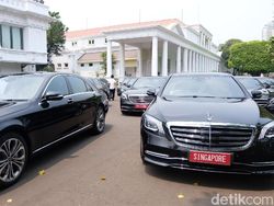 Deretan Mobil Mewah untuk Tamu Negara Hadiri Pelantikan Jokowi