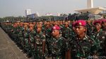 TNI-Polri Gelar Apel Pengamanan Pelantikan Presiden