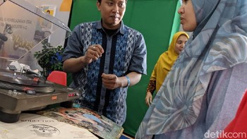 Mulai dari pameran, lokakarya, pelatihan, diskusi ada di Orbit Habibie Festival. (Foto: detikINET/Agus Tri Haryanto)
