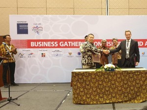 Perusahaan Norwegia Teken Perjanjian Kerja Sama Budidaya Ikan Terpadu di TEI