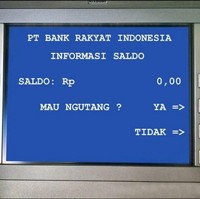 Saat saldo ATM sudah kosong dan ditawari berutang. Foto: Dok. Memecenter, Facebook Cocoklogi Science