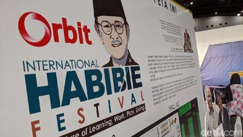 Orbit Habibie Festivel diselenggarakan di JIExpo, Kemayoran, Jakarta selama 17-19 Oktober 2019. (Foto: detikINET/Agus Tri Haryanto)