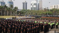 Pasukan Brimob Nusantara dan Sabhara Nusantara juga akan dilibatkan dalam pengamanan pelantikan ini.