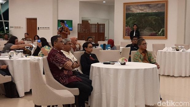 Menteri Luar Negeri, Retno Marsudi, menggelar acara nonton bareng (nobar) pemungutan suara anggota Dewan HAM PBB periode 2020-2022.