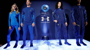 Inilah tampilan baju luar angkasa Under Armour. Foto: Reuters