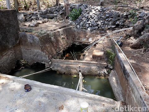Tidak Pernah Kering, Warga Gunungkidul Manfaatkan Sendang Beji Selama Kemarau