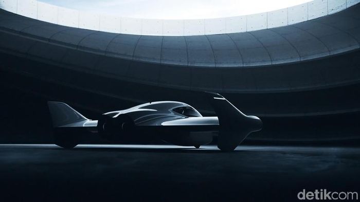 Ilustrasi Mobil Terbang. Foto: Porsche Ilustrasi Mobil Terbang. Foto: Porsche