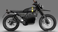 Namanya Keepcool. Merek motor Thailand itu meluncurkan motor listrik bernama scramblerE. Foto: Istimewa