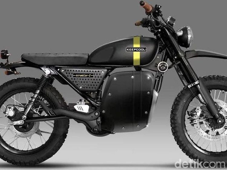 Motor Listrik Scrambler Buatan Brand Thailand
