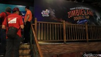 Wahana Zombieland Double Tap Escape Games menghadirkan tiga ruangan berbeda, seperti White House, Hotel Hound Dog Memphis, dan Babylon. (Rico Bagus/detikcom)