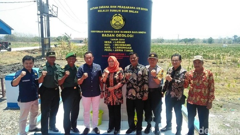 Minimalisir Krisis Air Bersih di Lamongan, Kementerian ESDM Bangun Sumur Bor Minimalisir Krisis Air Bersih di Lamongan, Kementerian ESDM Bangun Sumur Bor