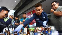 Barang bukti yang diamankan berupa bom molotov.