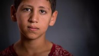 Qusai, 13 tahun, akan terus menyimpan benda kesayangannya ini selamanya.